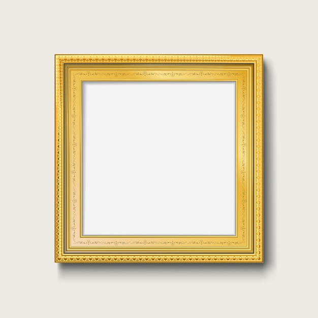 gold vintage picture frame 