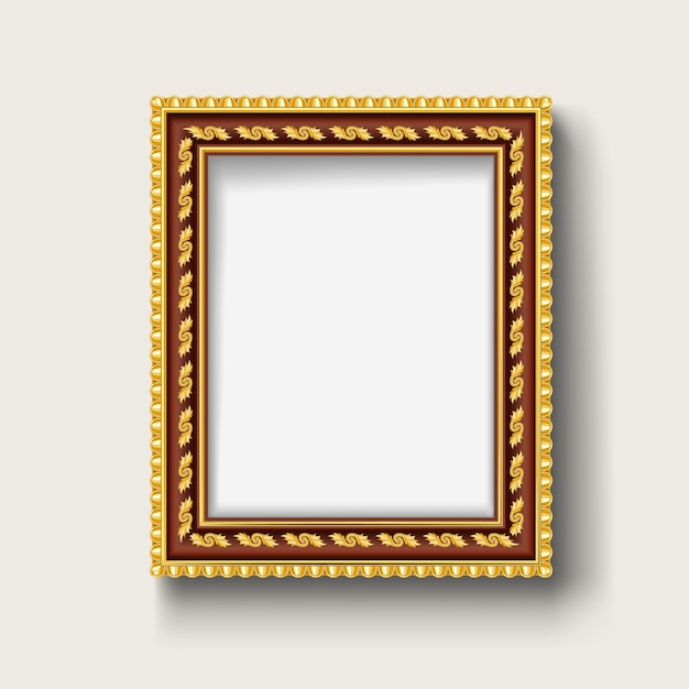 gold vintage picture frame 