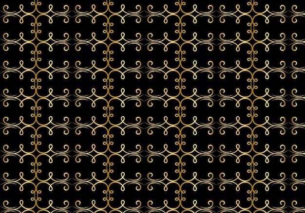 Golden Abstract Seamless Bitmap Background Pattern, vector free;