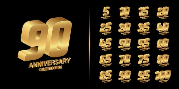 Golden anniversary celebration emblem design.