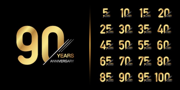 Golden anniversary celebration emblem design.