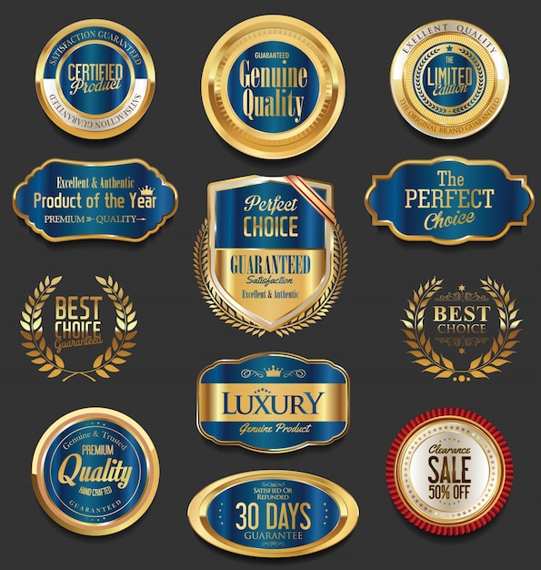 golden badges