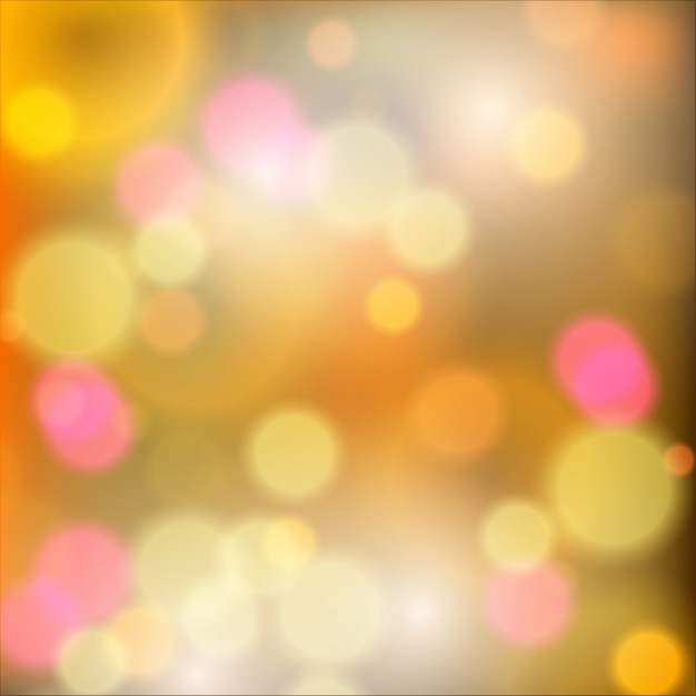 golden bokeh background