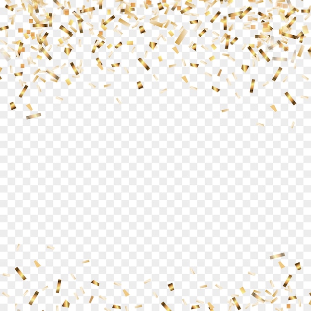 Golden confetti Festive background Christmas golden confetti. New Year. Birthday.