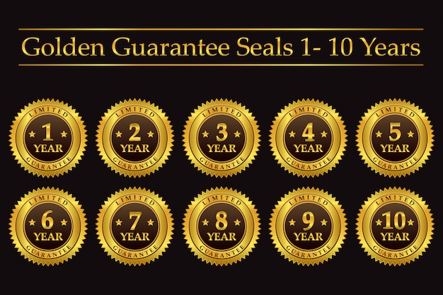 Golden Guarantee Seals 