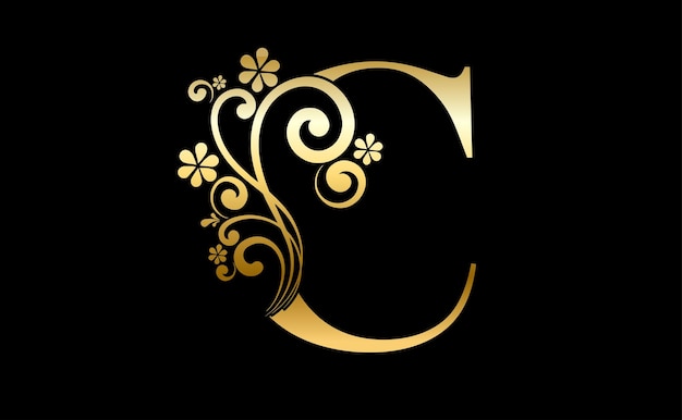 Golden Letter C