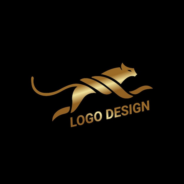 Golden Logo Design Template