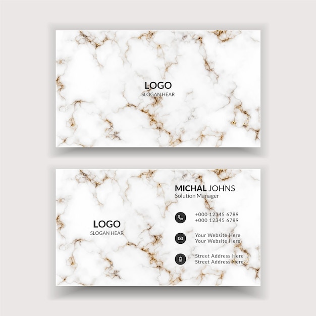 Golden luxury business cards