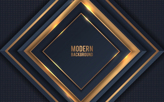 Golden Metallic abstract background vector