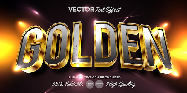 Golden Text Effect