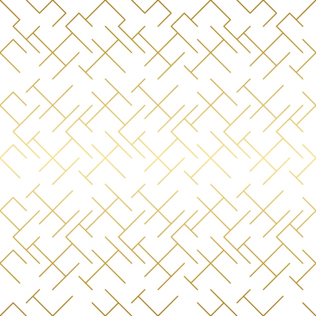 Golden texture. Seamless geometric pattern. Golden background. Vector seamless pattern. Geometric background with rhombus and nodes. Abstract geometric pattern.