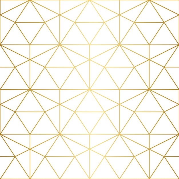 Golden textureSeamless geometric pattern Geometric pattern on a white background