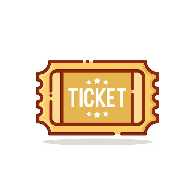 golden ticket illustration