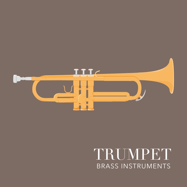 Golden Trumpet Vector