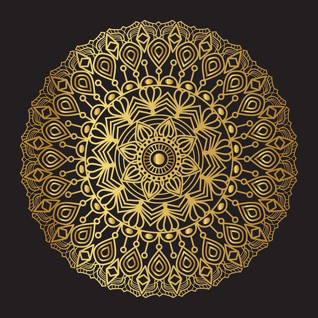 Golden Vector Mandala