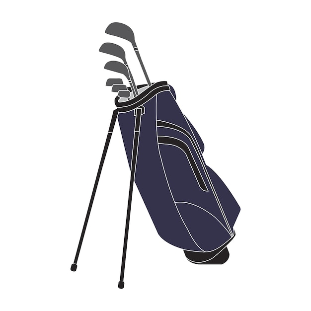 Vector golf bag icon design