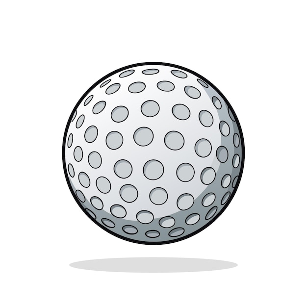 Vector golf ball icon