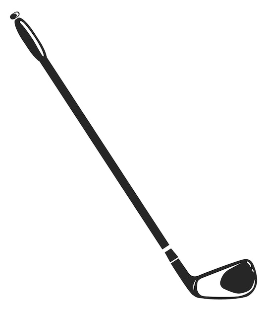 Golf club black logo Sport game symbol