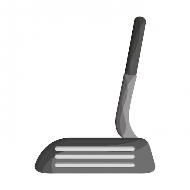 Golf club isolated symbol