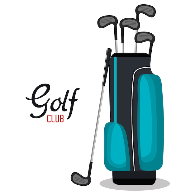 golf club sport icon