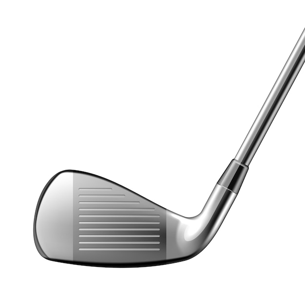 Golf Club Sportive Equipment For Play Game Vector