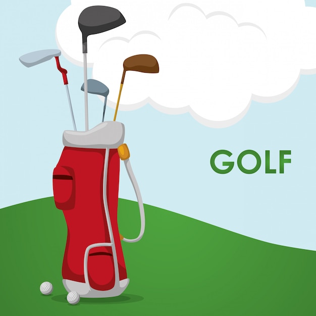 Golf  icon design 