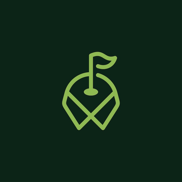 Golf logo and icon concept