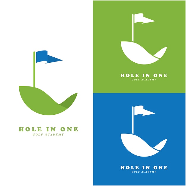 Golf logo and vector with slogan template