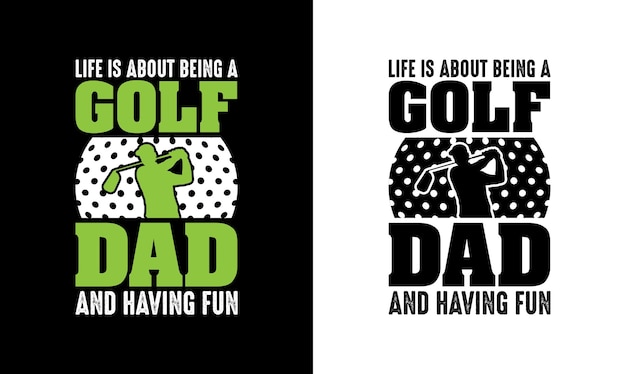 Golf Quote T shirt design, typography