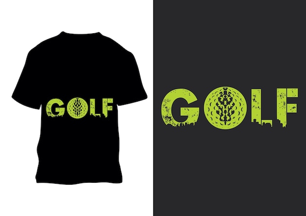 Golf retro vintage t shirt design