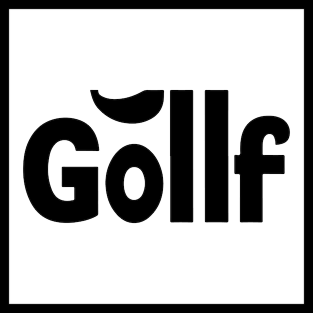 golf silhouette image