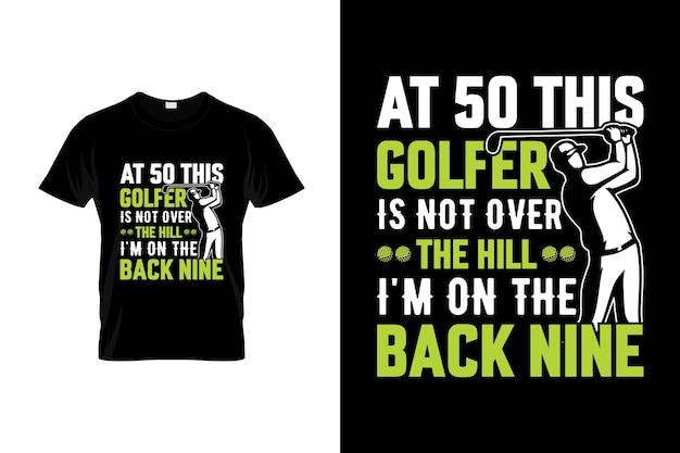 Golf T-shirt Design or Golf poster Design or Golf illustration