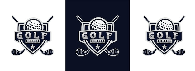 Golf Tournament logo Vector Emblem Label and Badge