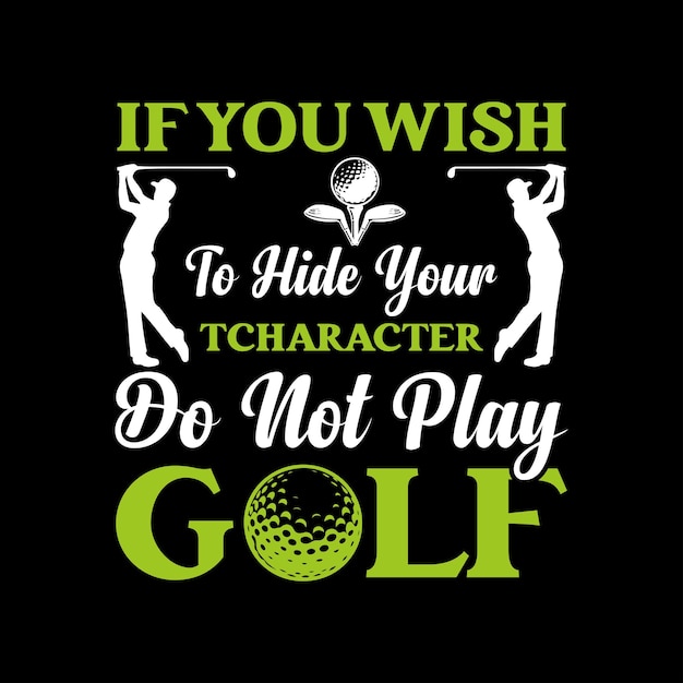 Golf Tshirt Design