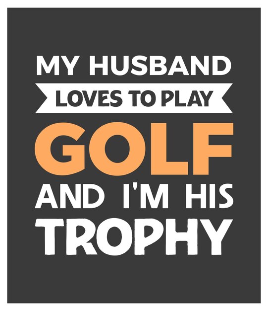 Vector golf tshirt design