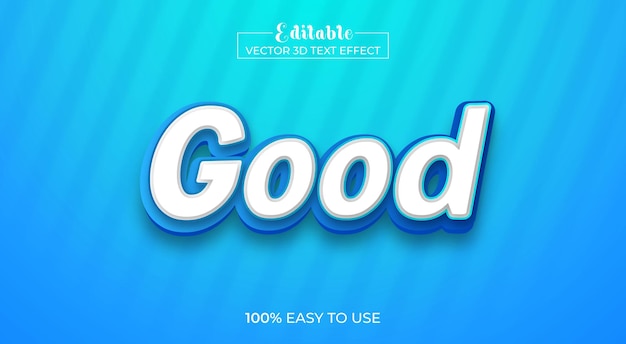 Good 3d Text Effect Template