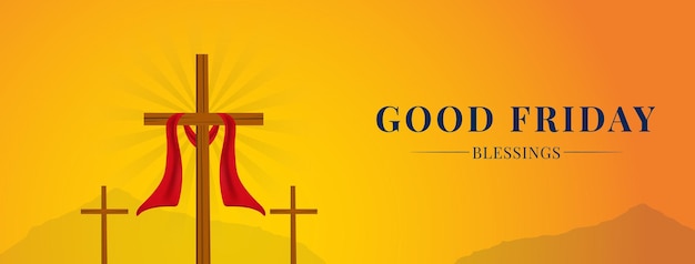 Good friday peace of holy week web banner