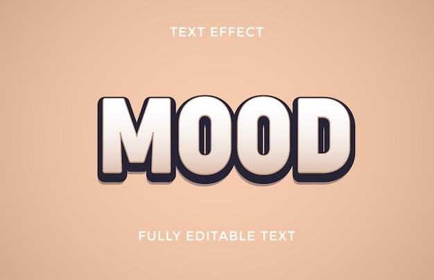 GOOD MOOD Text Effect Design