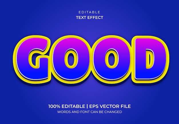 Good Text effect