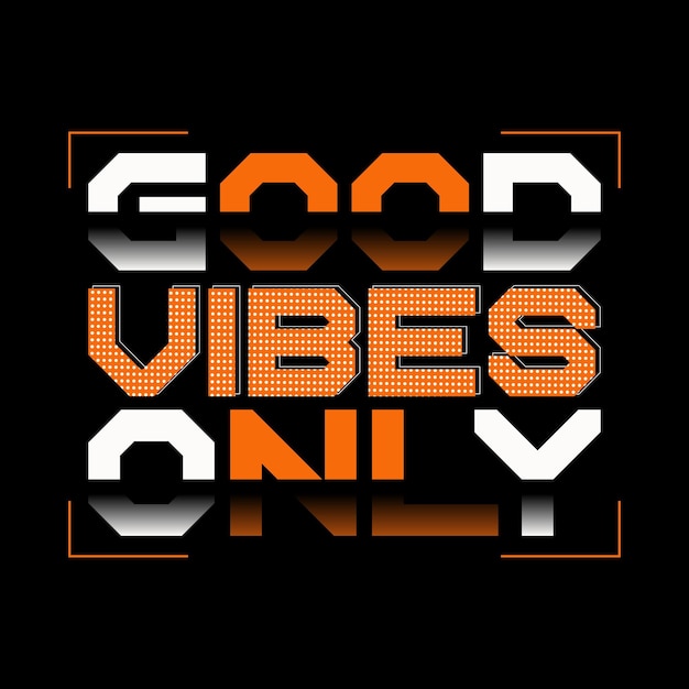 GOOD VIBES ONLY typography t shirt design motivational typography t shirt design inspirational qu