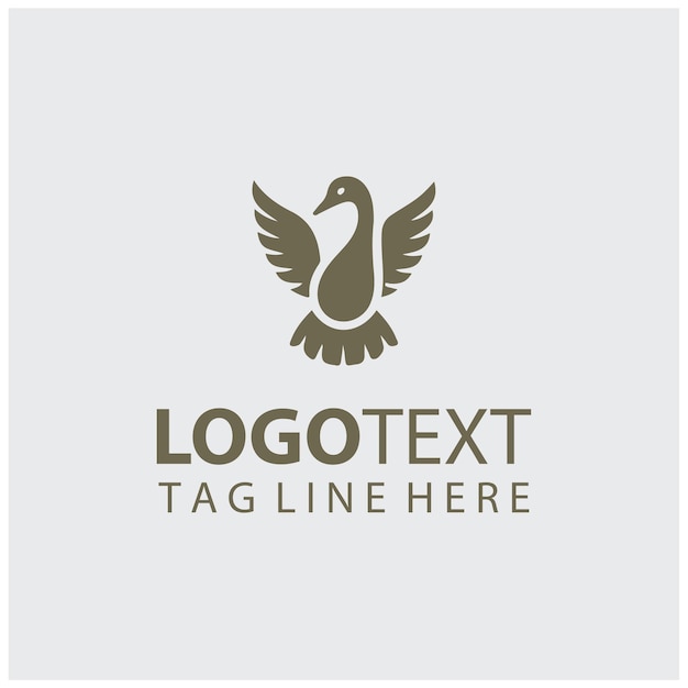 Goose Logo Vector Illustrations