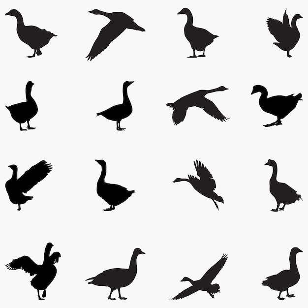 Gooses Silhouettes Set