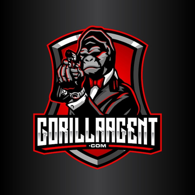 gorilla logo template