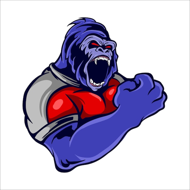 Gorilla Mascot logo