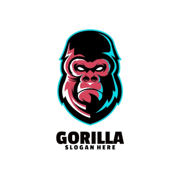 Gorilla mascot logo