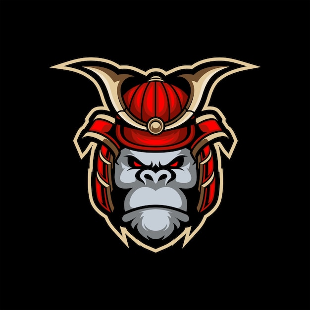 Gorilla samurai esport logo