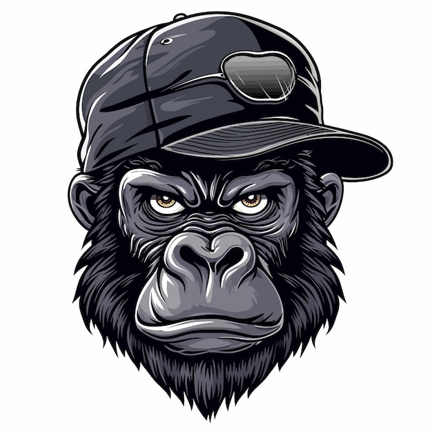 gorilla tshirt design