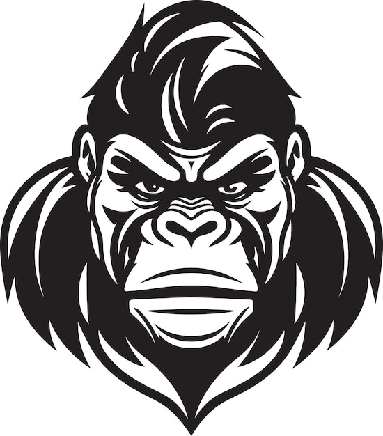 Gorilla Vector Art in Advertising and Branding