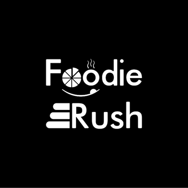 Gourmet Frenzy Unleashing the Foodie Rush Logo Design Brilliance