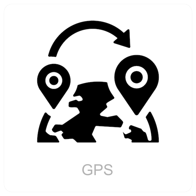 Vector gps icon